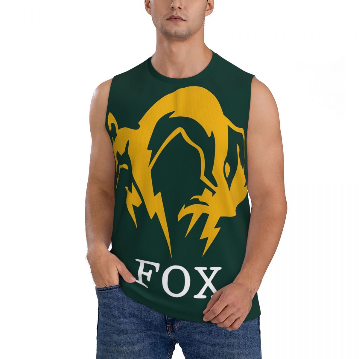 Running Gear Tank - Metal Gear Solid Fox Men Tank