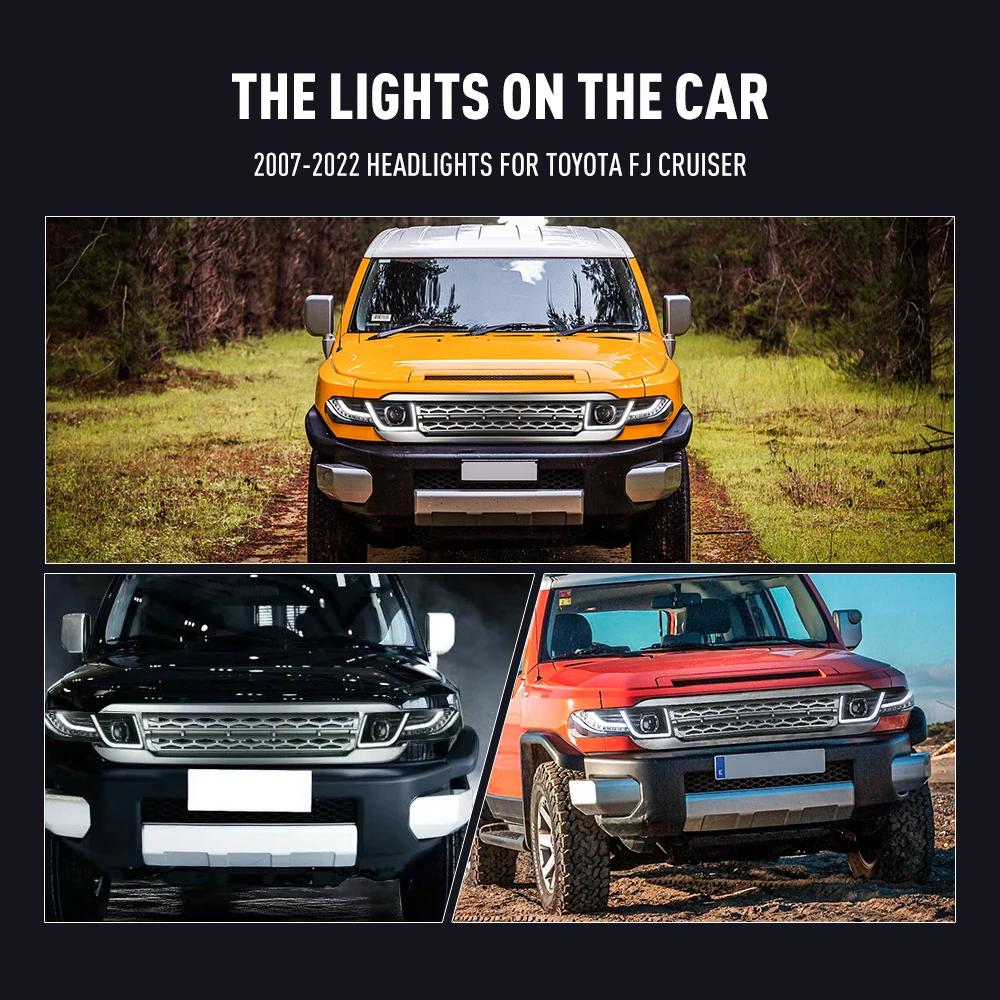 Running Headlamp Led - 2 Buah Lampu Depan Mobil untuk