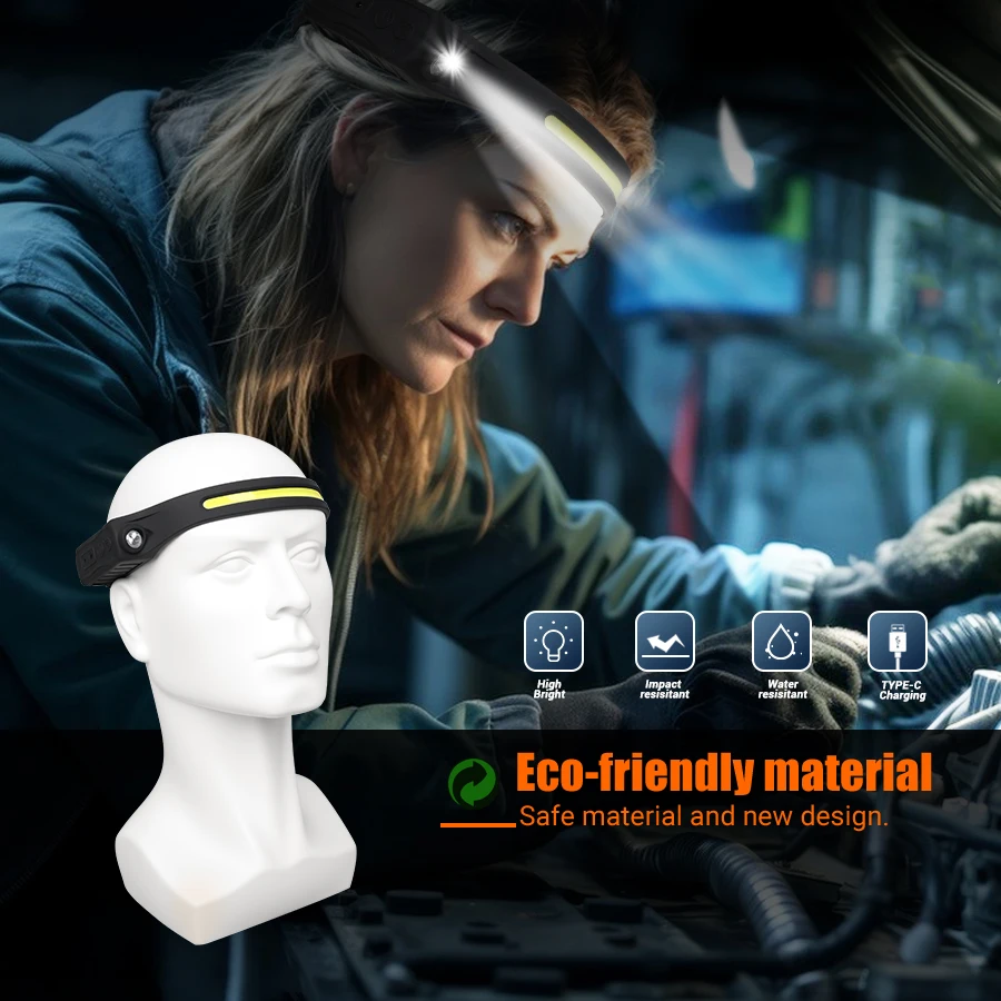 Lampu Depan Sensor Gerak Isi U - Running Headlamp Led ulasan dan harga