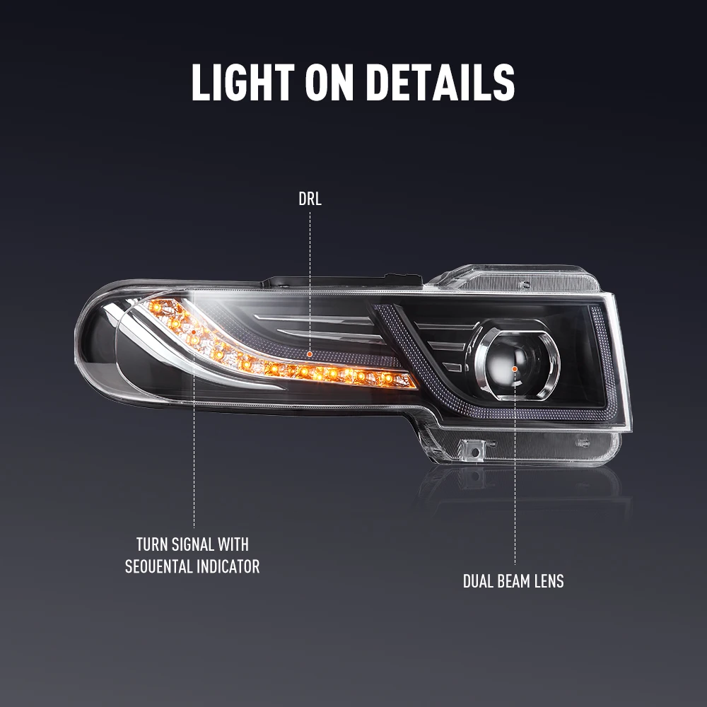 2 Buah Lampu Depan Mobil untuk - Running Headlamp Led ulasan dan harga